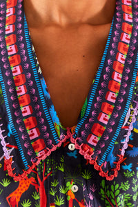 Blouse Animal Utopia - Multicolore