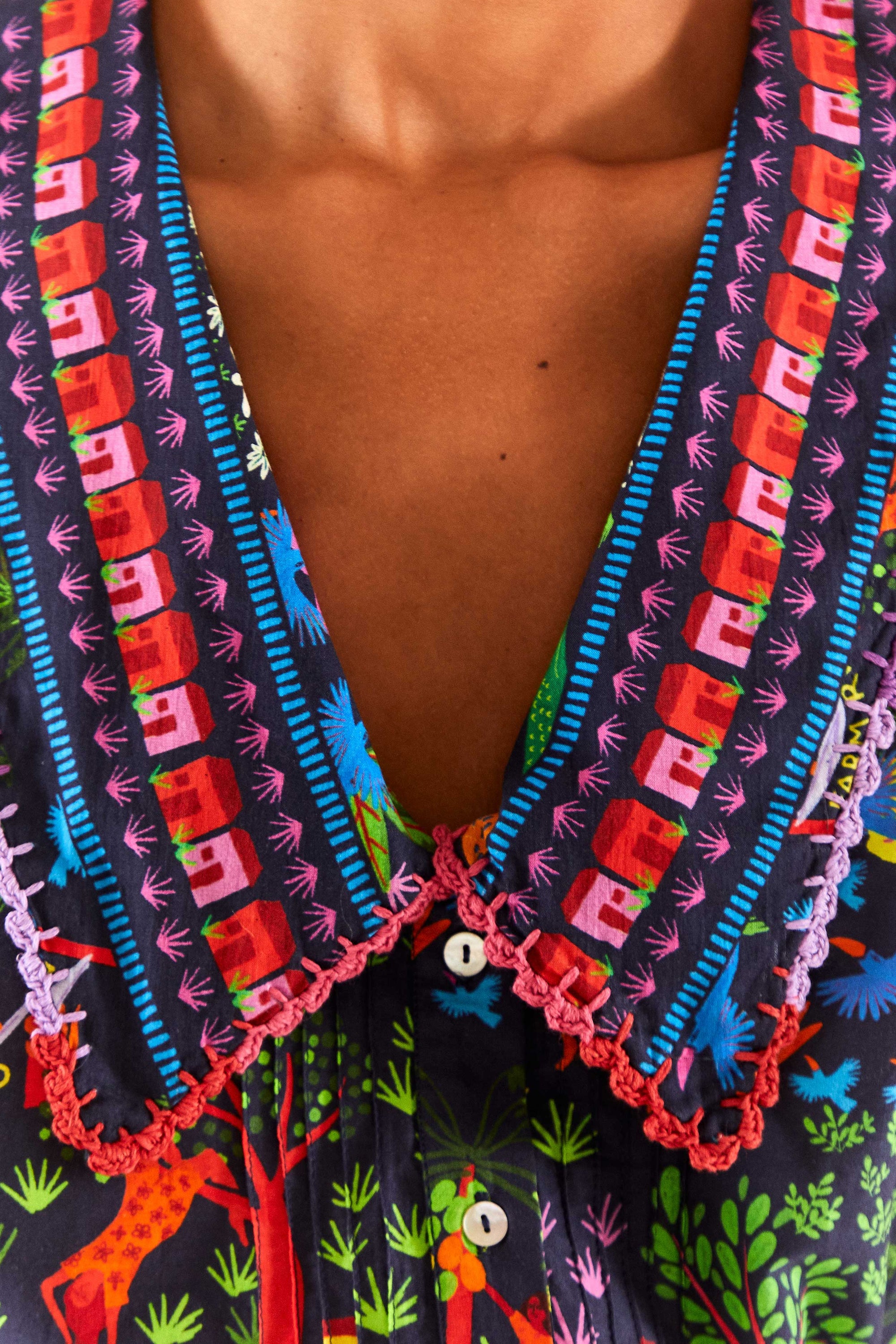 Blouse Animal Utopia - Multicolore