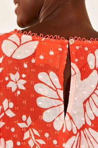 Blouse Neon Jungle - Rouge