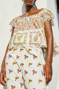Blouse Delicate Forest - Beige