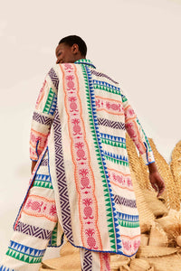 Multicolor Pineapple Robe courte - Multicolor Pineapple