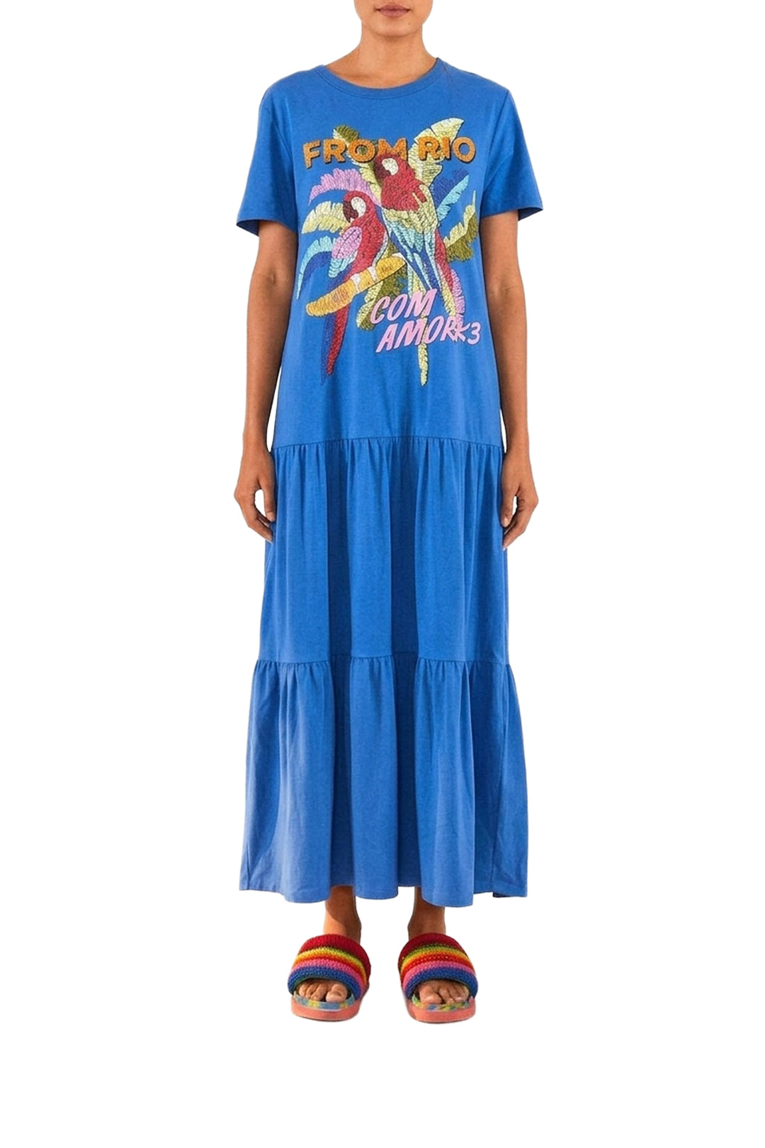 Robe longue From Rio With Loveshirt - Bleu