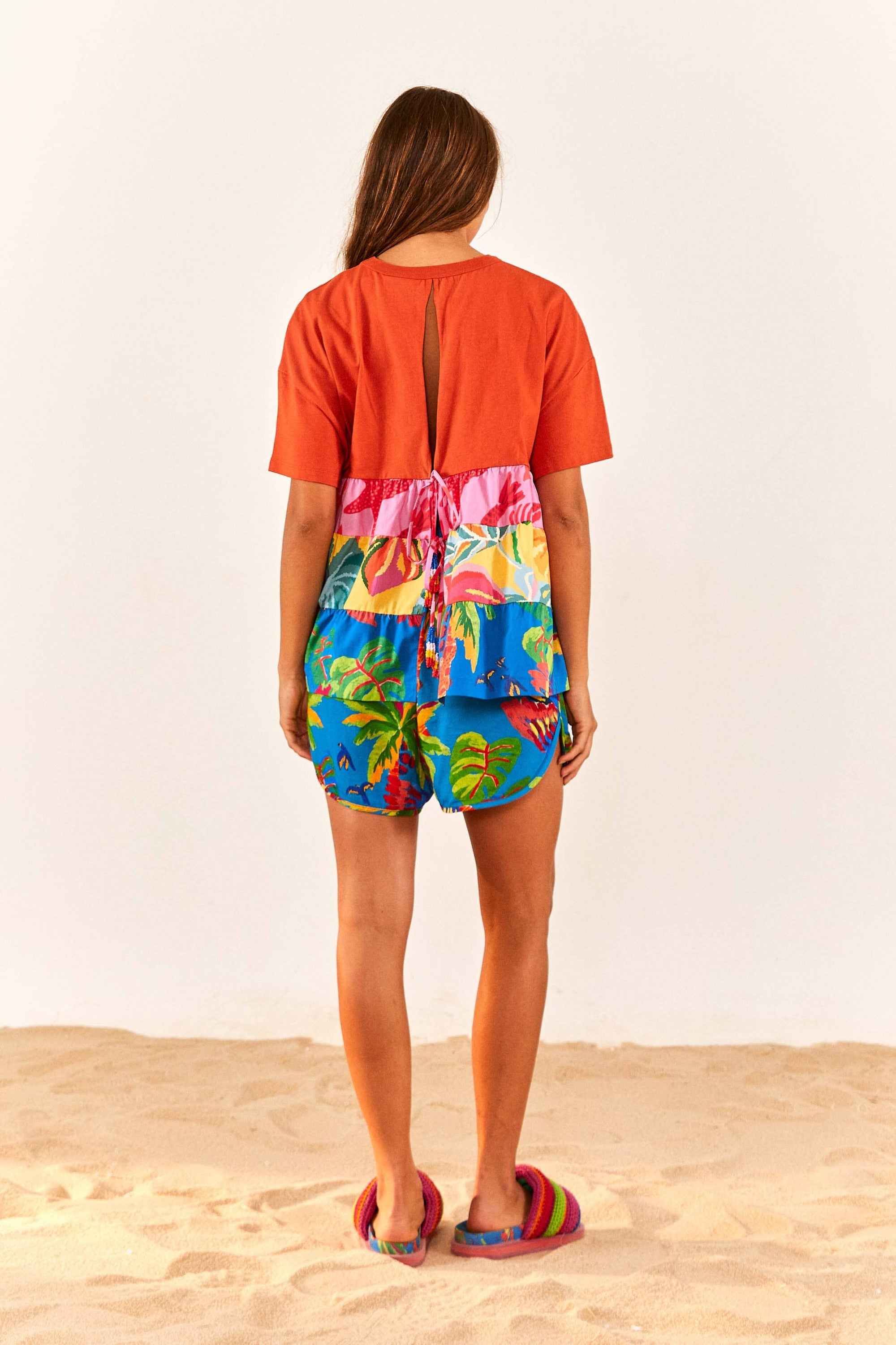 Blouse T-shirt Temos Coco - Multicolore