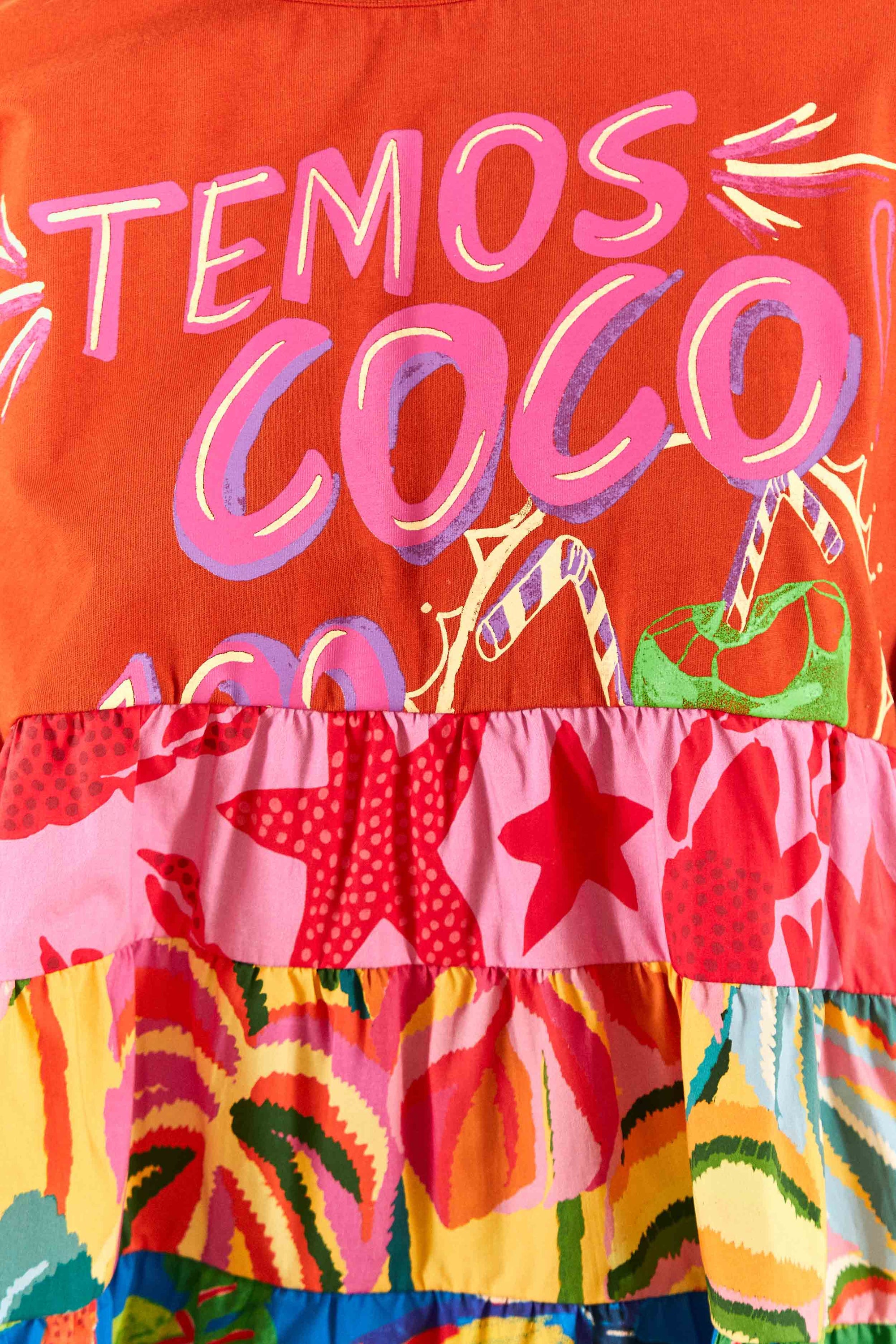 Blouse T-shirt Temos Coco - Multicolore
