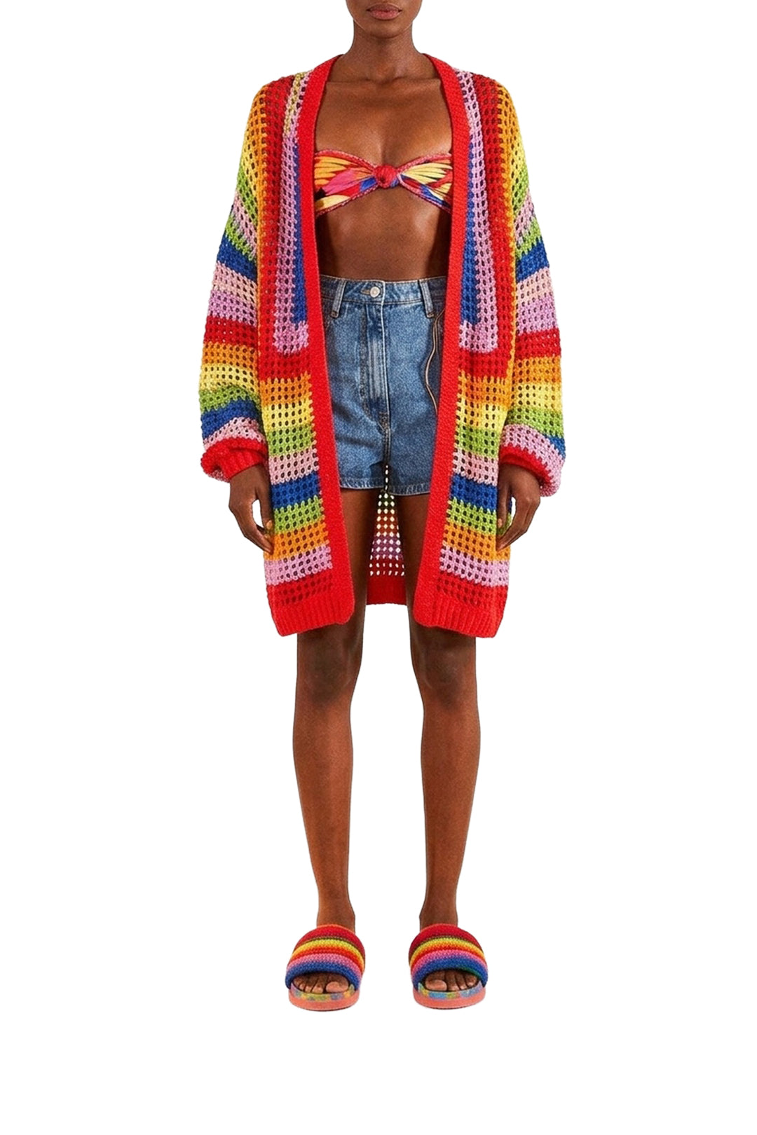 Crochet cardigan - Multicolore