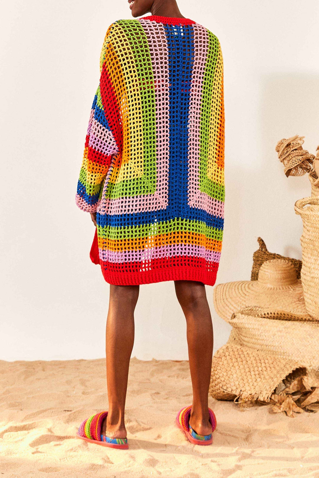Crochet cardigan - Multicolore