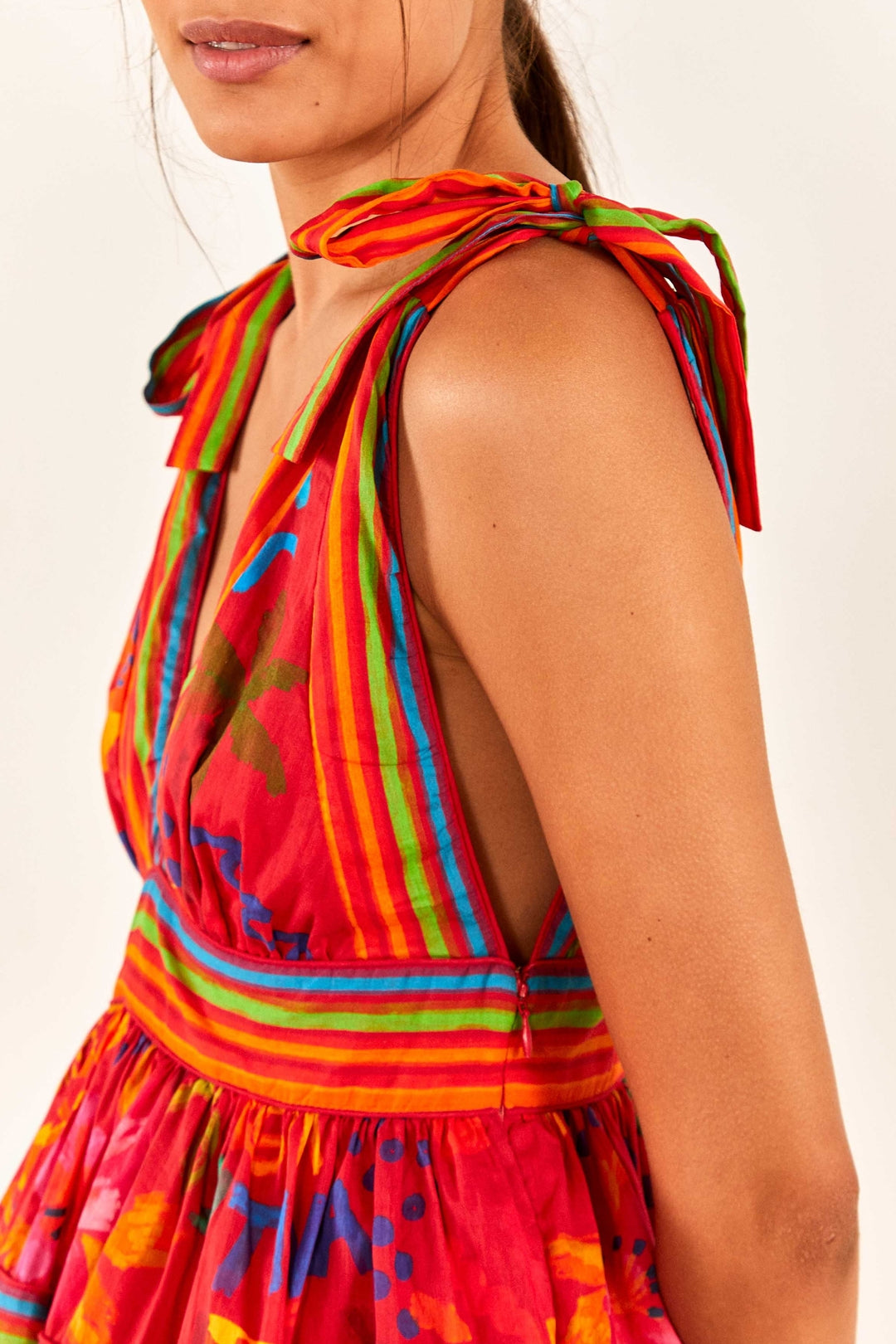 Robe courte Good Vibes - Rouge