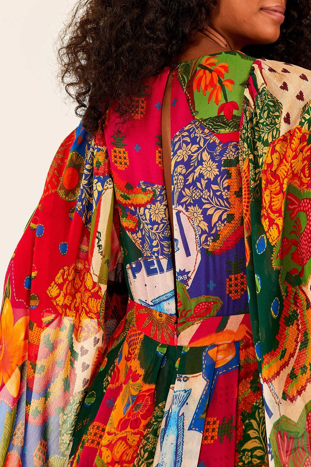 Robe longue Sunny Mix - Multicolore