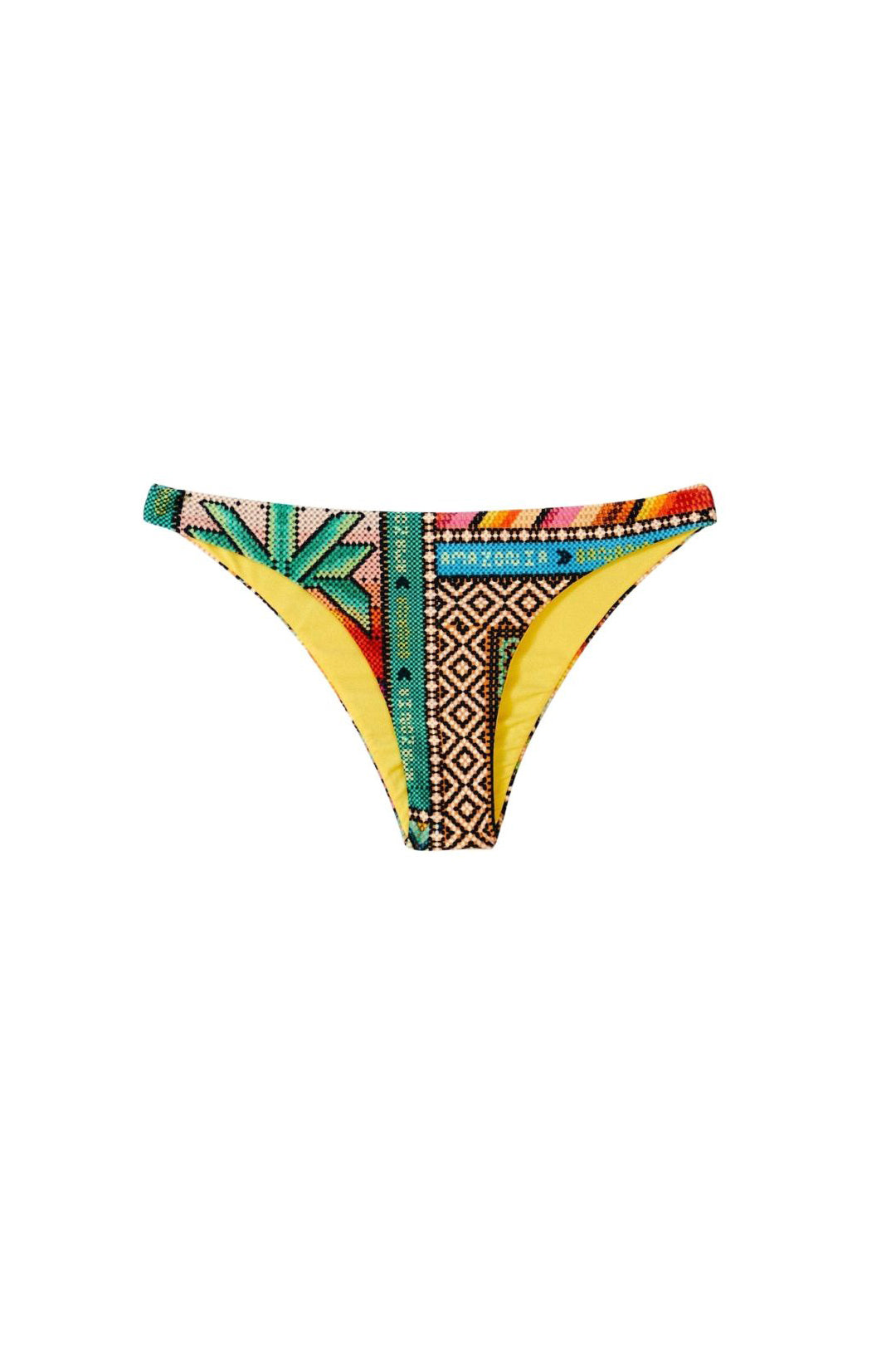 Banana low-rise bikini bottoms - Green