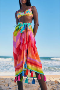 MEDIA OFF LINE_Paréo Light Chevron - Multicolore