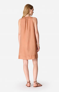 RECO : 130 // Robe courte Ema en lin - Caramel