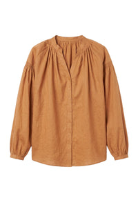 Blouse Nipoa en lin - Caramel