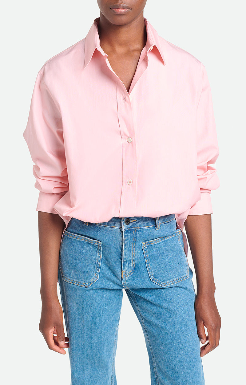 2 QTY RELIQUAT 70 // ROSE / Chemise Helianne - ROSE