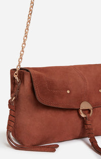 25 QTY NEW // COGNAC / Sac Pochette Othilia - COGNAC