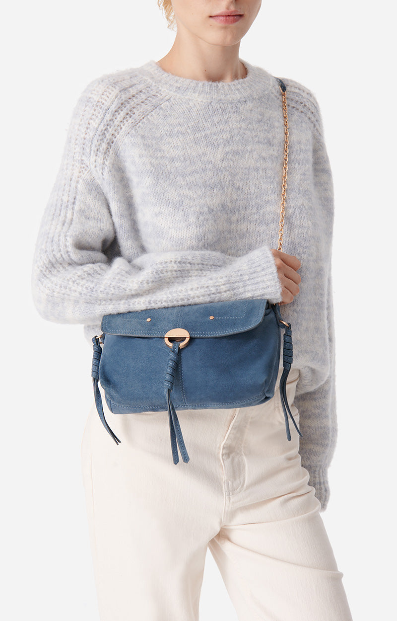 9 QTY NEW // BLEU GRIS / Sac Pochette Othilia - BLEU GRIS