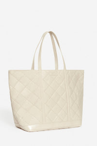 Iconic XL quilted leather tote bag - Sand & Chalk