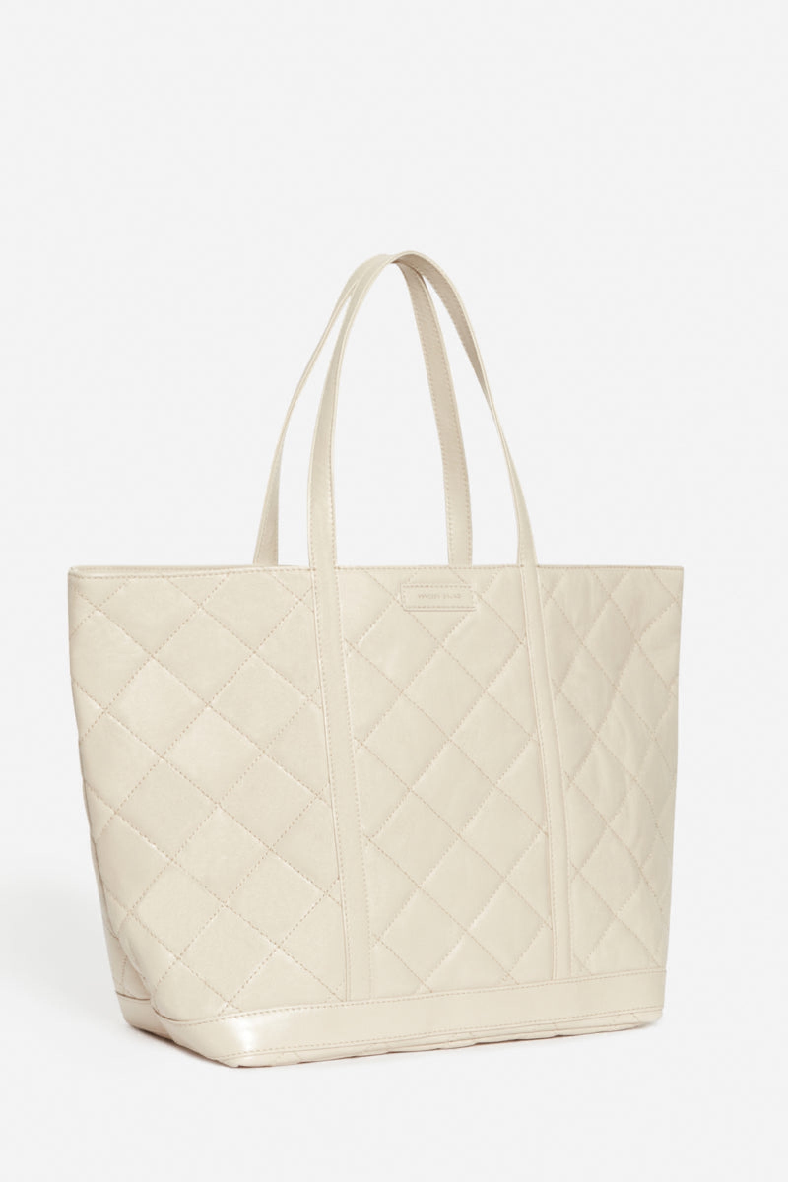 Iconic XL quilted leather tote bag - Sand & Chalk