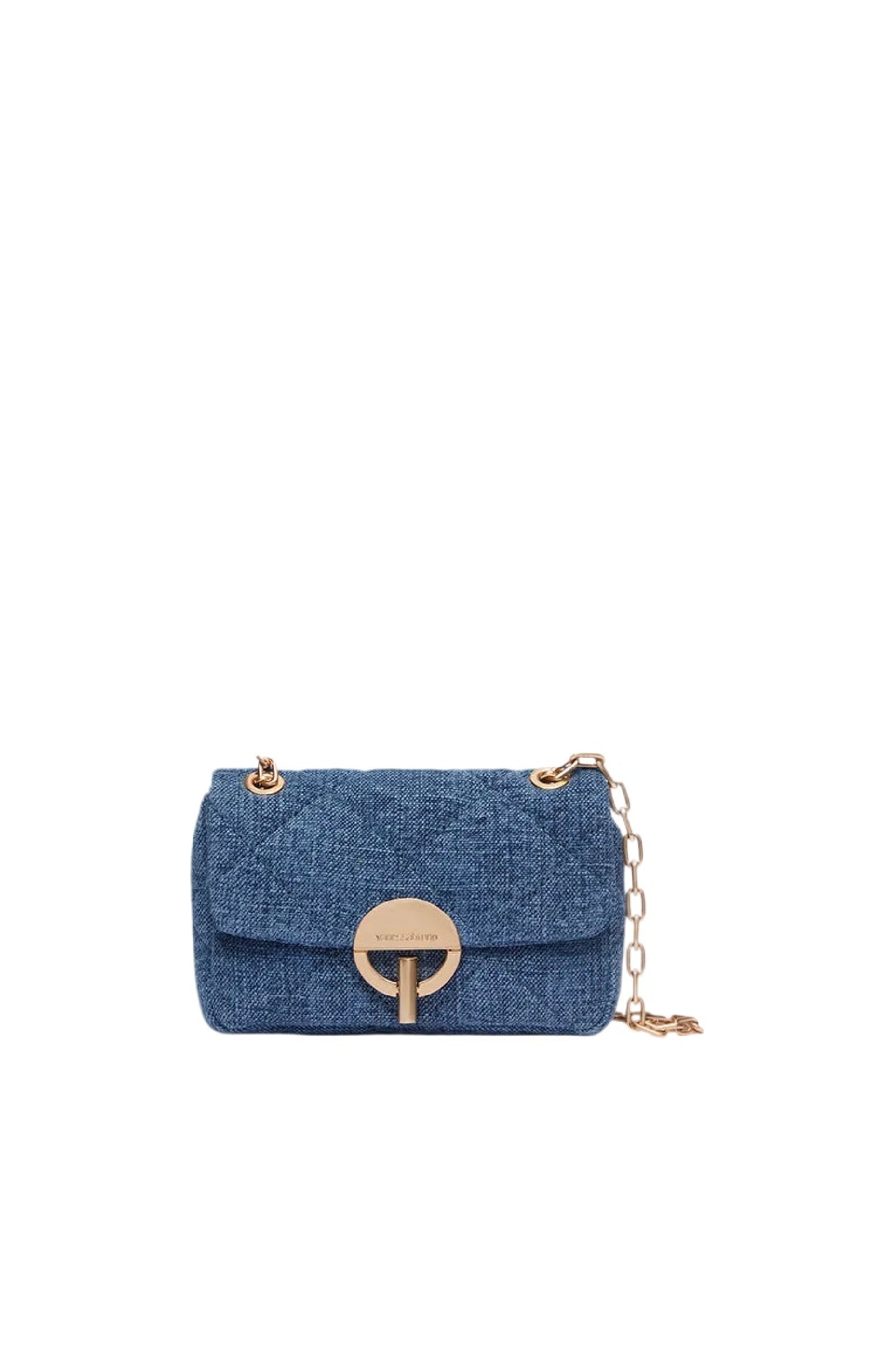 Moon nano linen bag - Indigo
