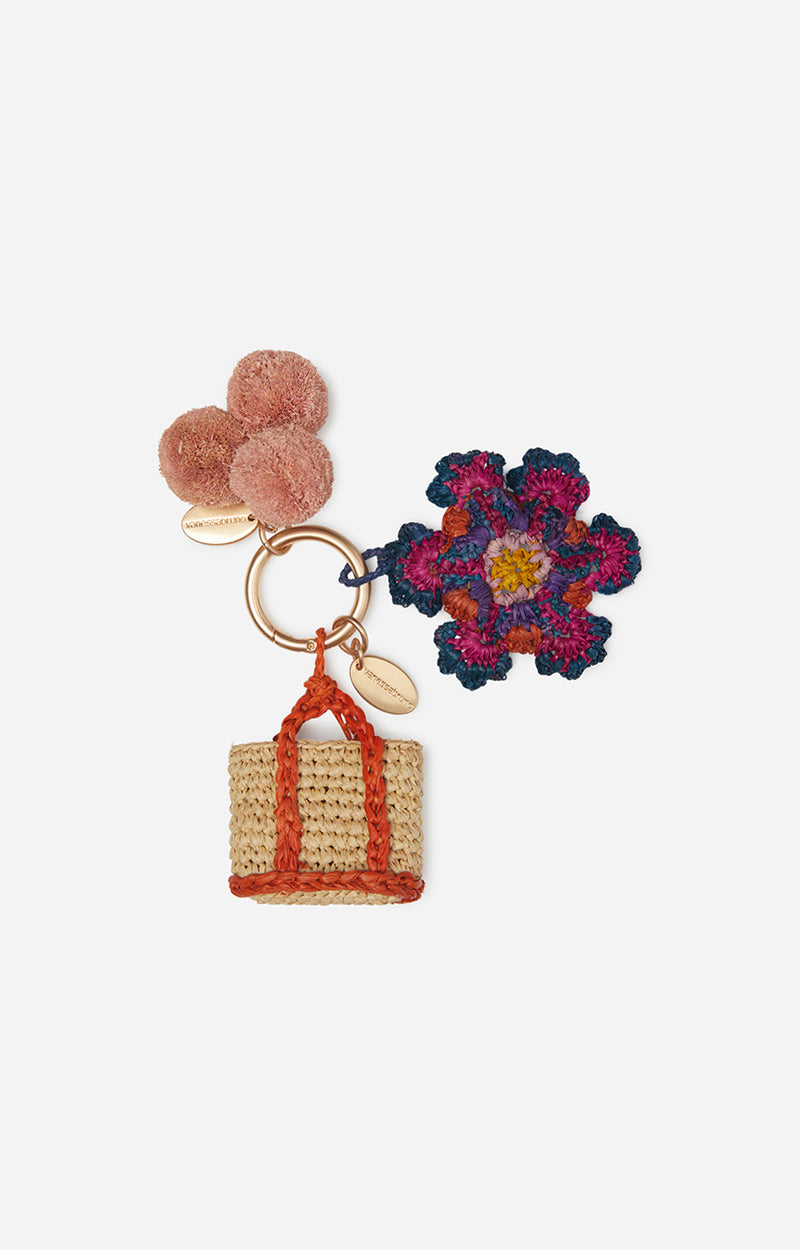 16 QTY NEW // MULTICOLORE / Charm Dahlia - MULTICOLORE