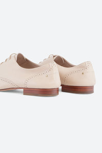 3 QTY RELIQUAT 90 // CREME / Derbies plates - CREME
