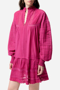 Robe courte Diane - Grenat