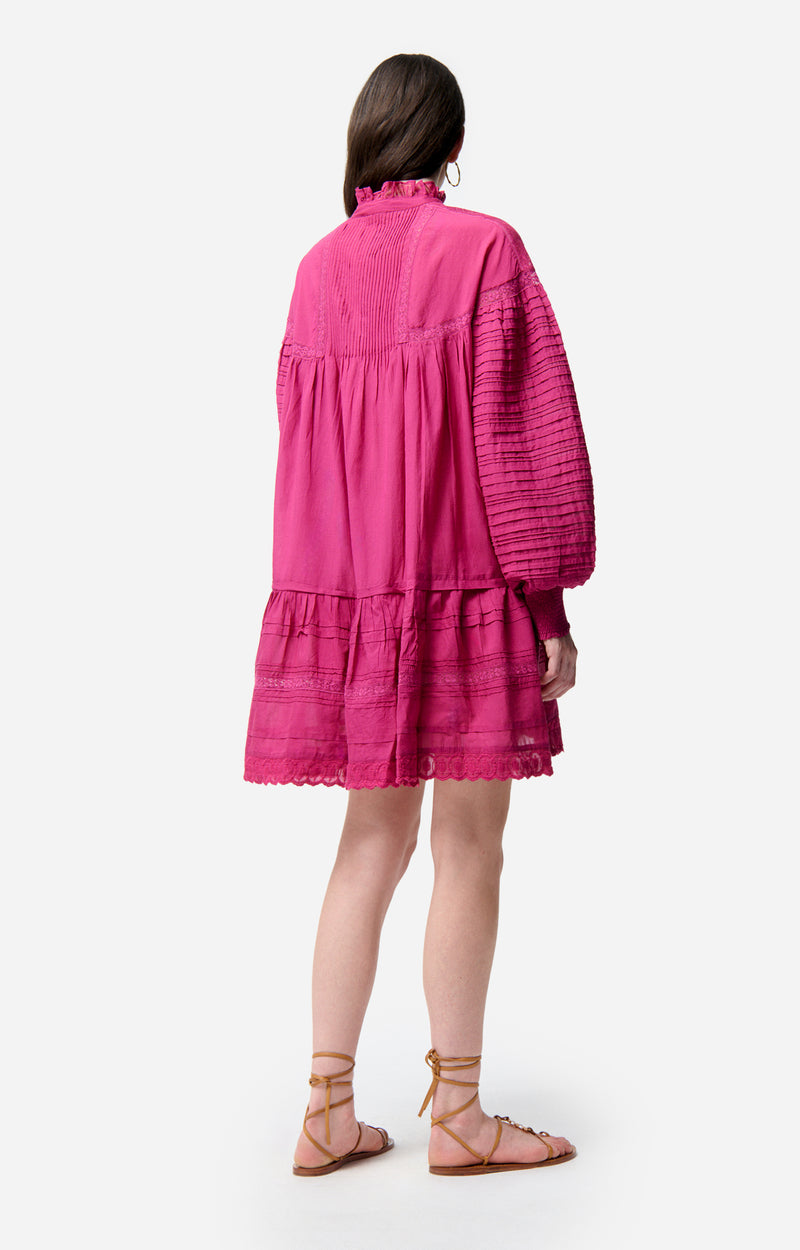 Robe courte Diane - Grenat