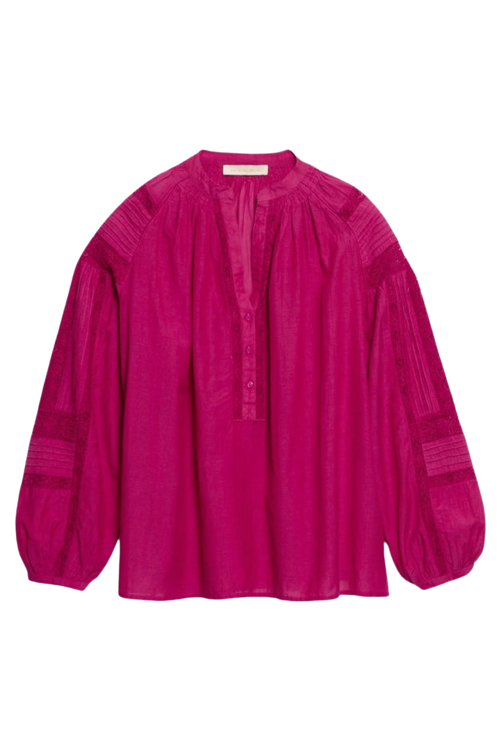 RECO : 95 // Chemise Nipoa en coton - Grenat