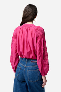 Nipoa cotton shirt - Garnet