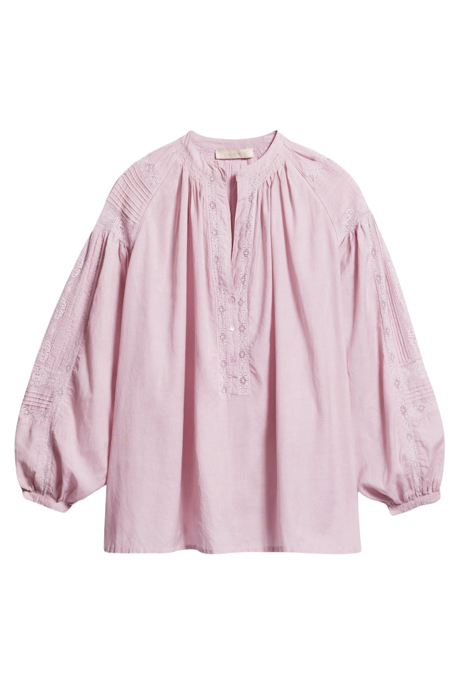 Blouse à col rond Nipoa - Parme