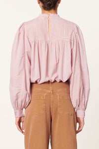 Blouse Calin en coton - Parme