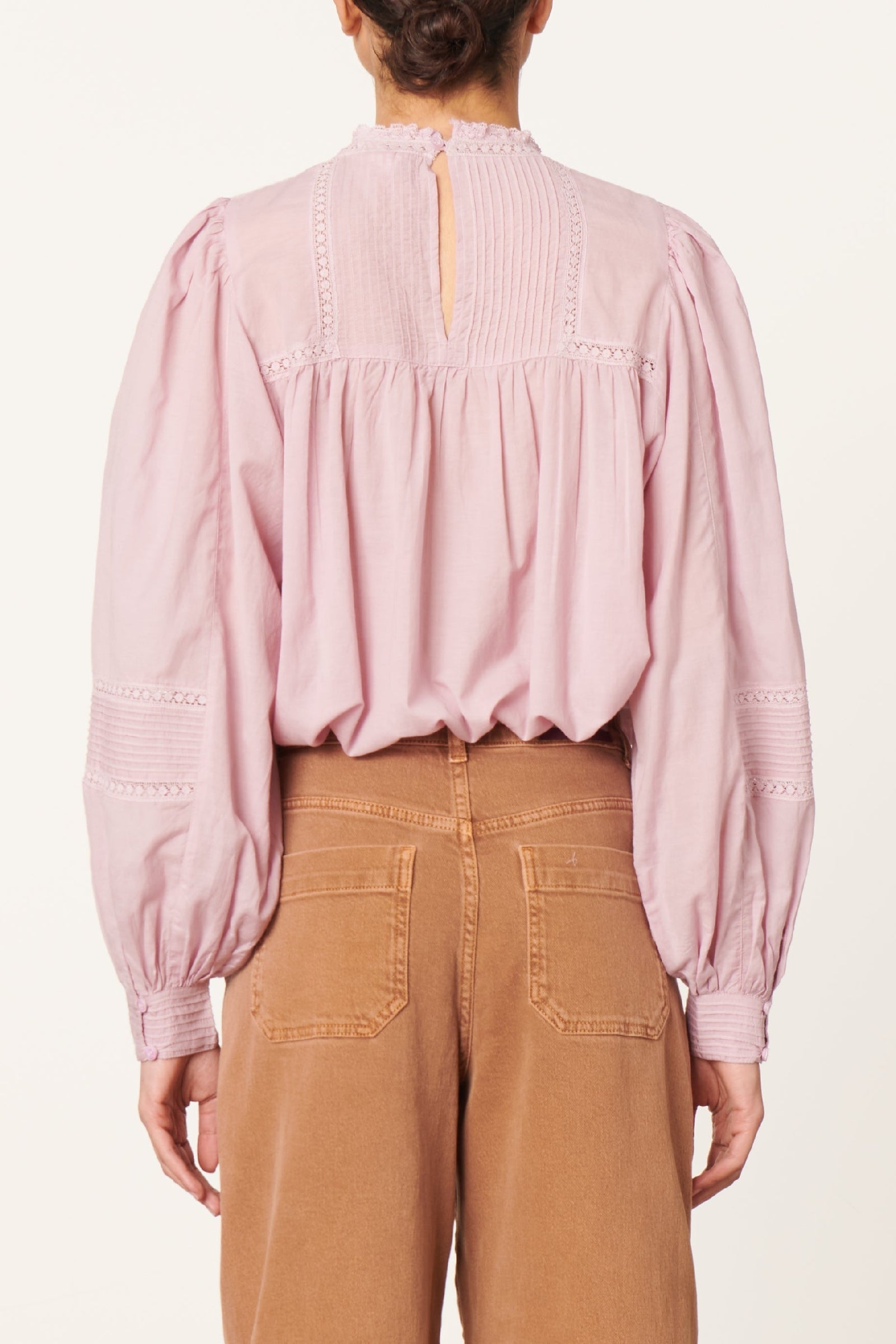 Blouse Calin en coton - Parme