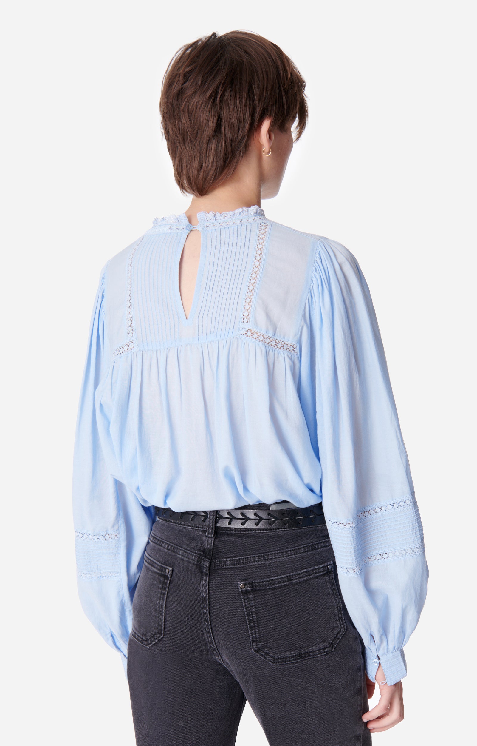 RECO : 110 // Blouse Calin en coton - Ciel