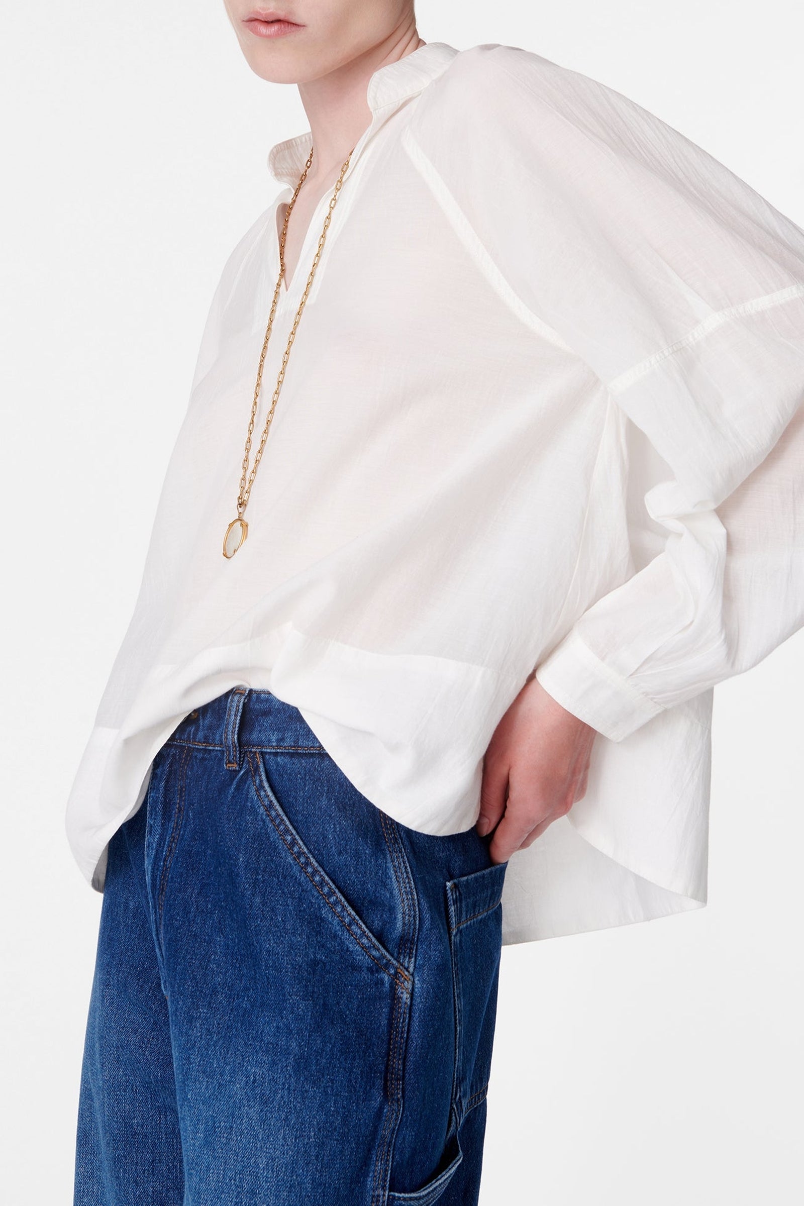 14 QTY RELIQUAT 70 // BLANC / Blouse Balthus - BLANC