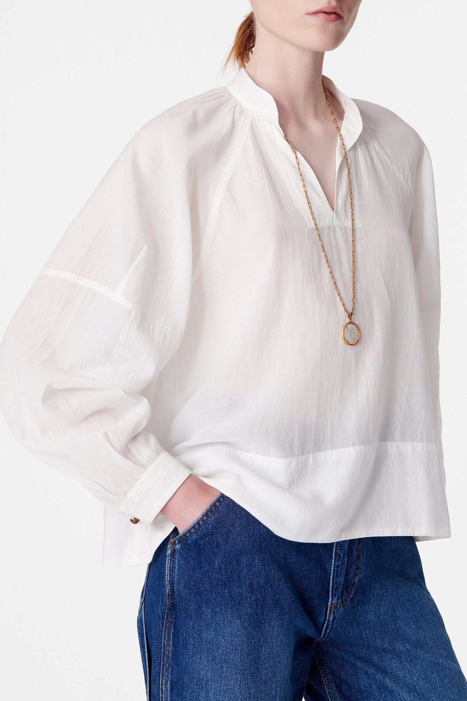 14 QTY RELIQUAT 70 // BLANC / Blouse Balthus - BLANC
