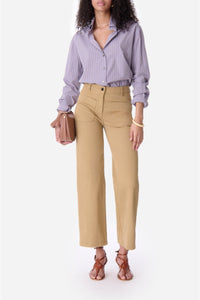 Pantalon Délias en denim - Mastic