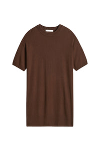Robe Bleuet en laine - Marron