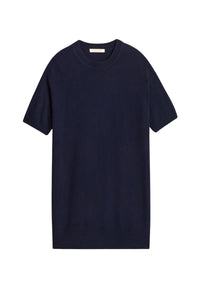 Robe courte Bleuet en laine - Marine