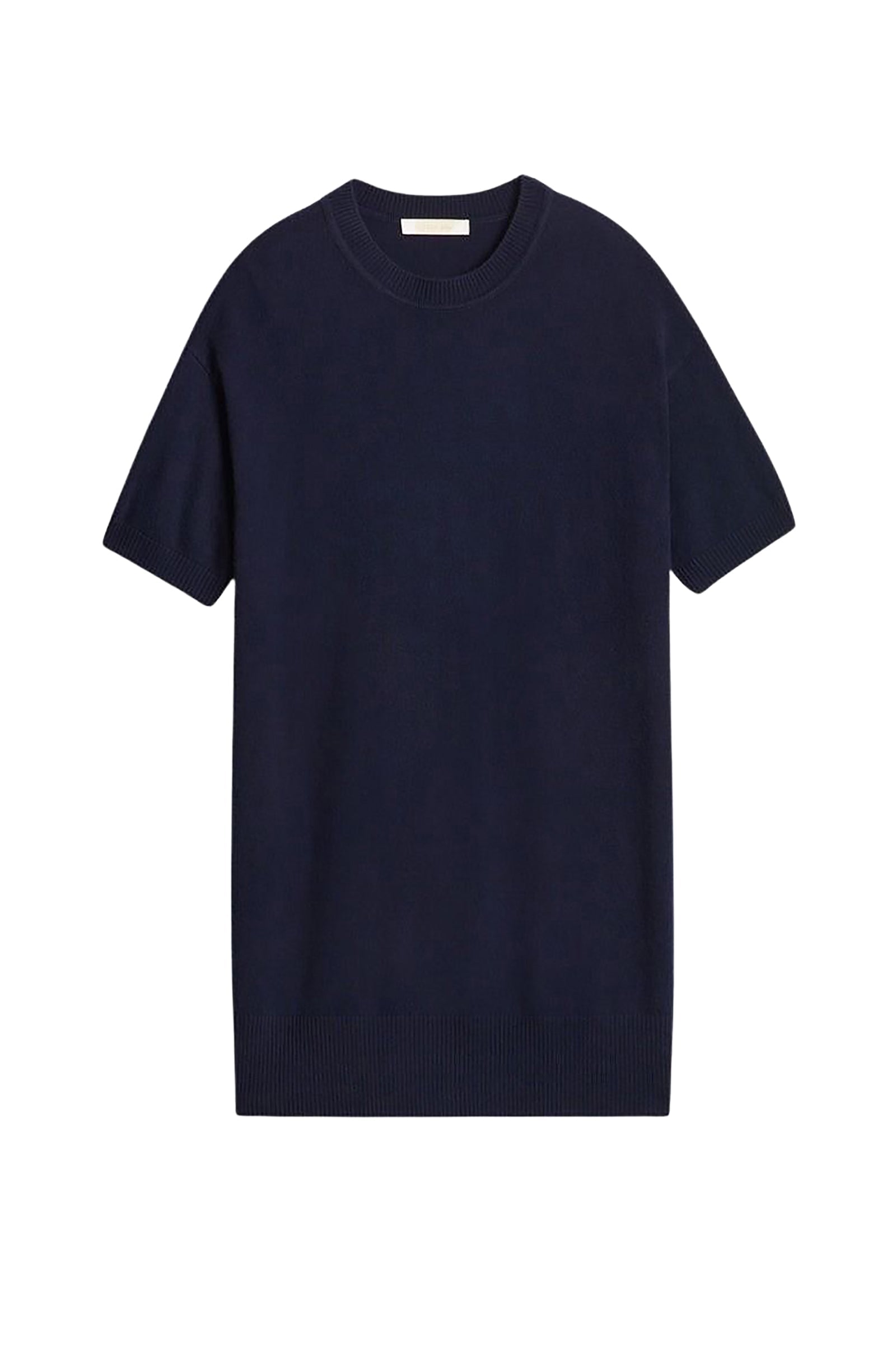 Robe courte Bleuet en laine - Marine