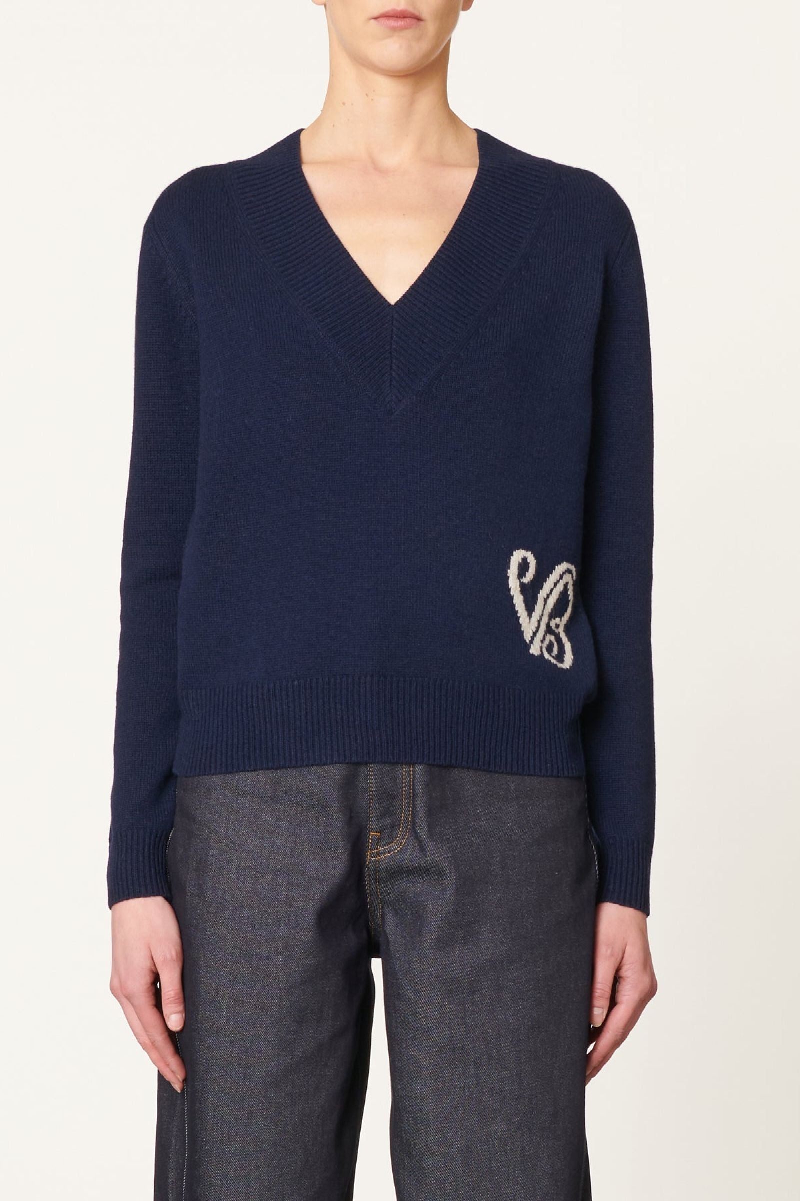 Pull Ditty en laine - Marine