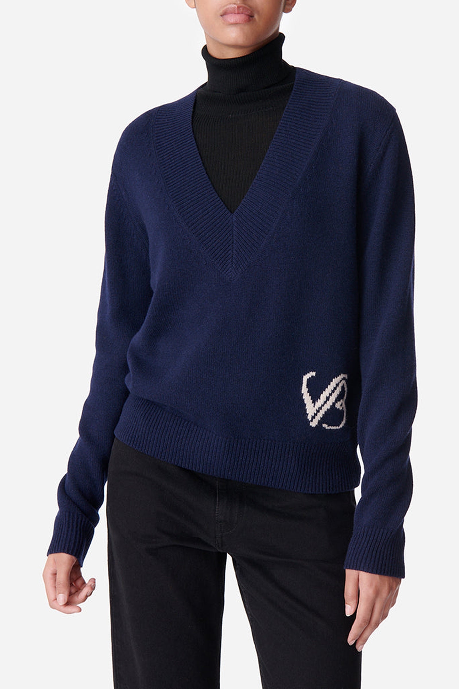 Pull Ditty en laine - Marine