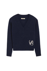 Pull Ditty en laine - Marine