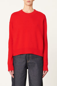 Pull Didia en laine - Coquelicot