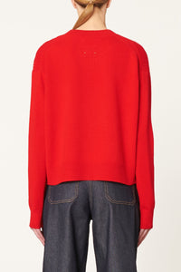 Pull Didia en laine - Coquelicot