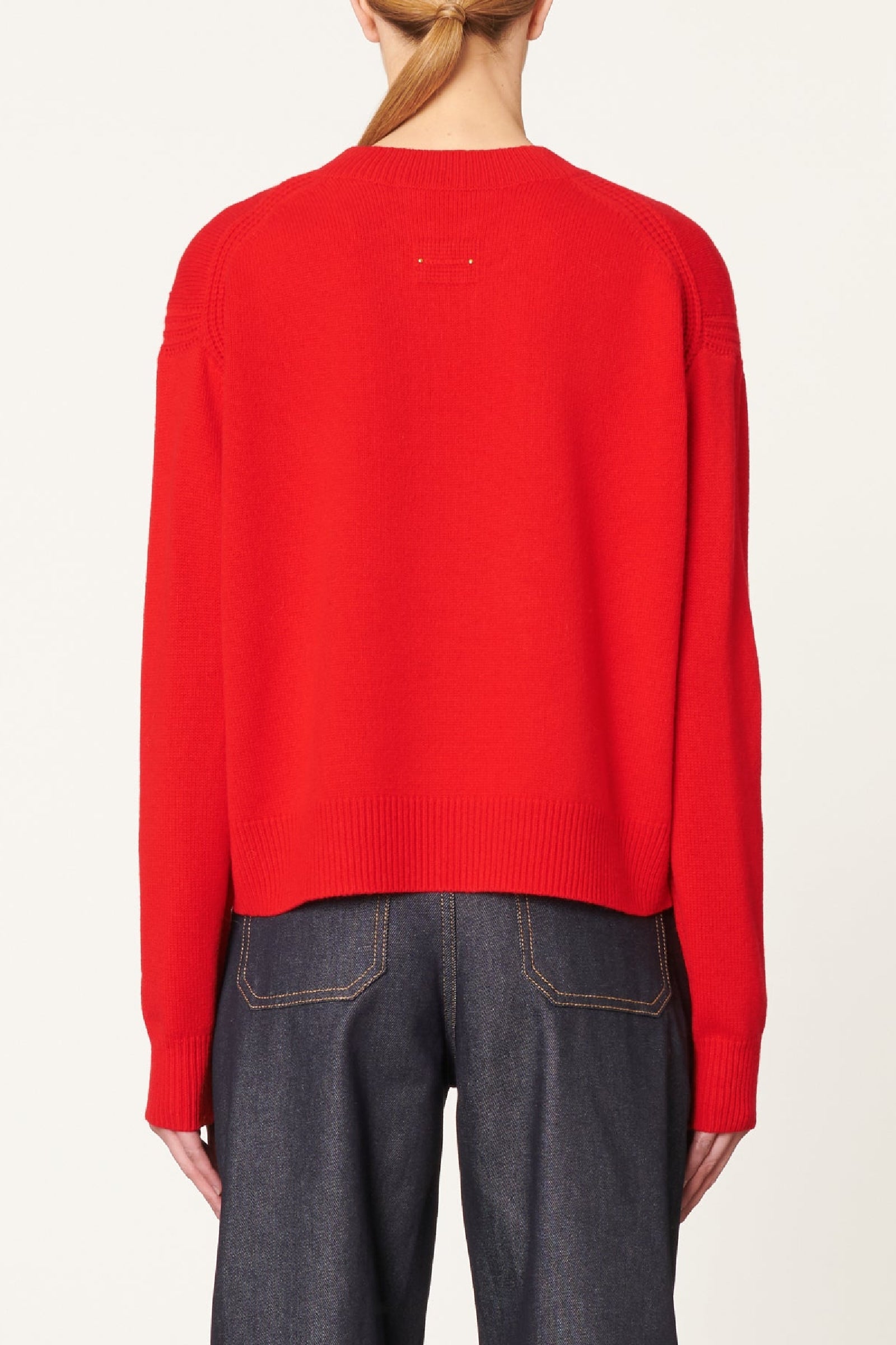Pull Didia en laine - Coquelicot
