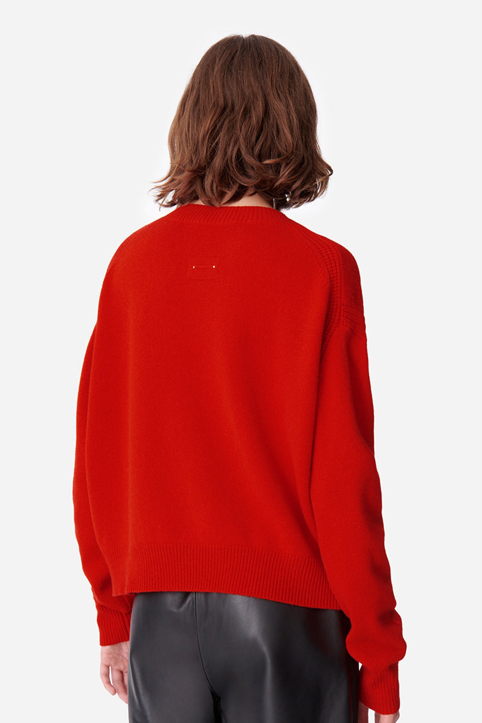 Pull Didia en laine - Coquelicot