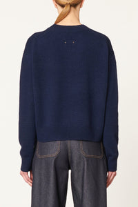 Pull Didia en laine - Marine