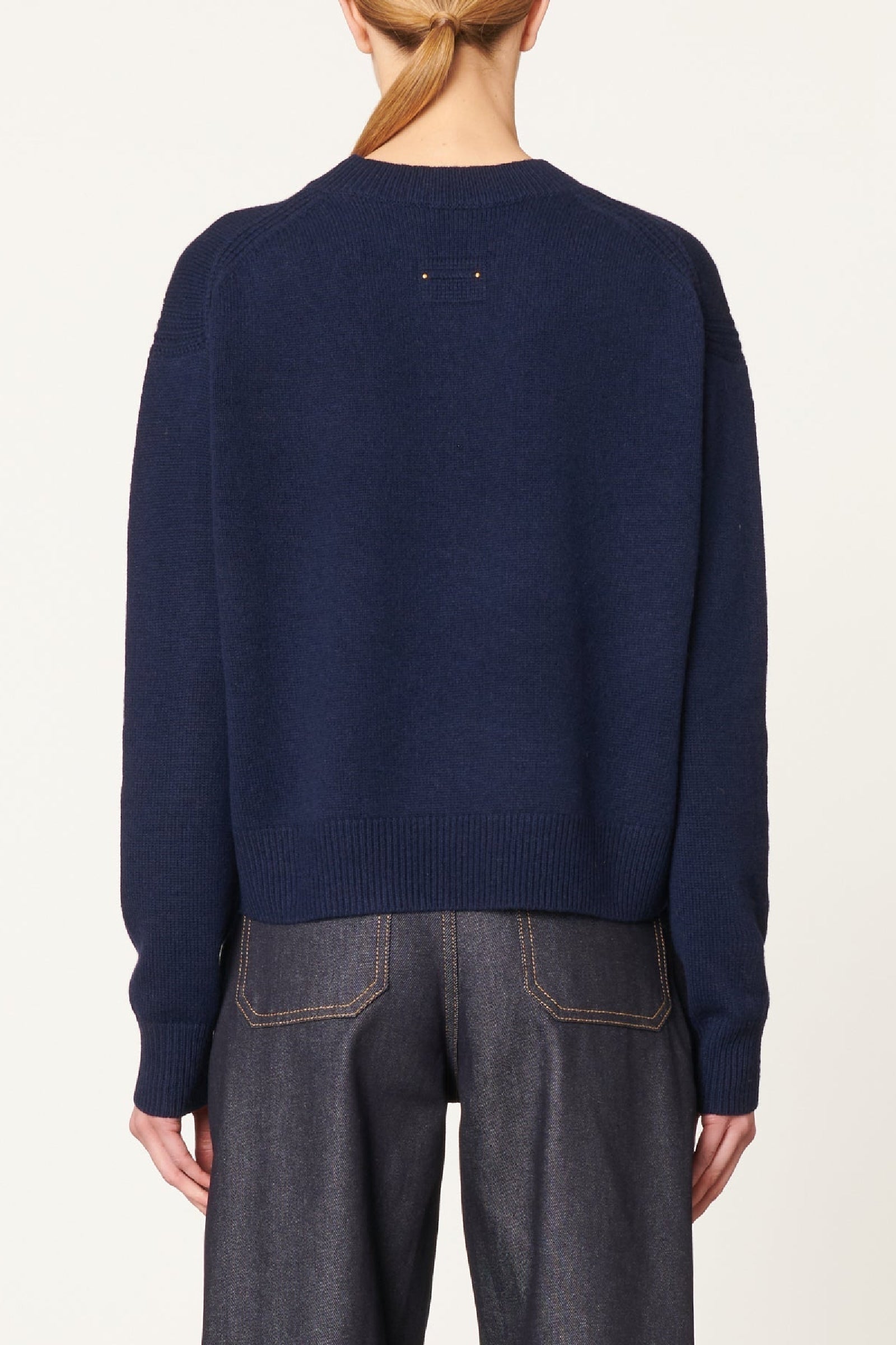 Pull Didia en laine - Marine