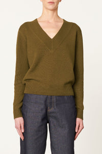 Pull Devora en laine - Kaki