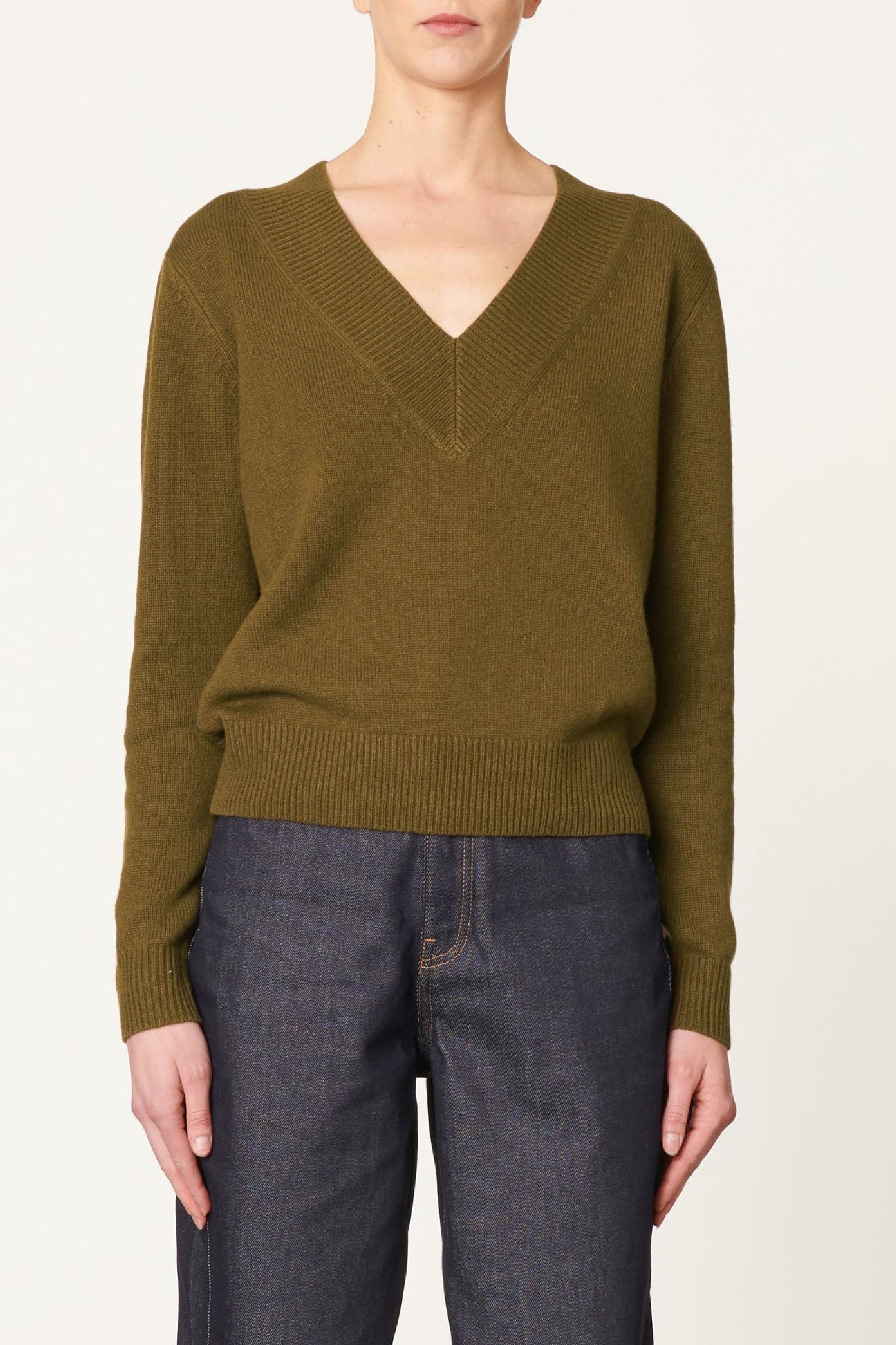 Pull Devora en laine - Kaki