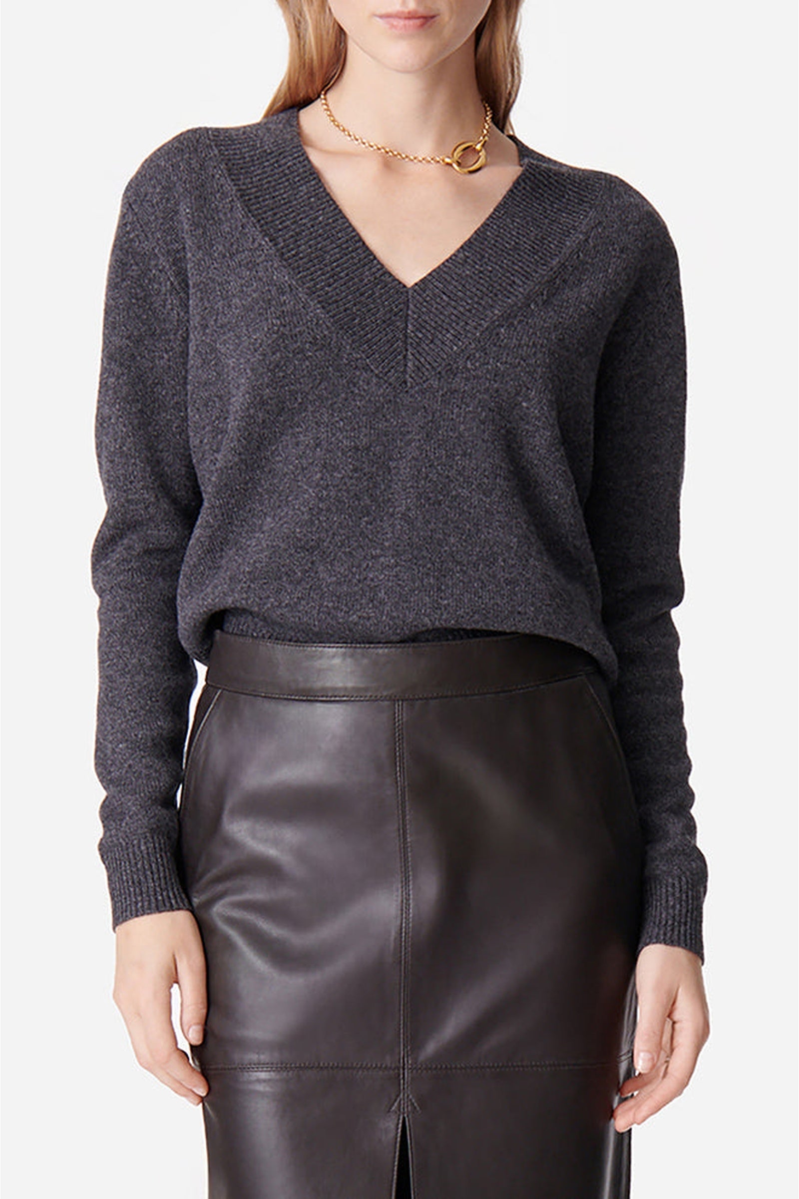 Pull Devora en laine - Anthracite